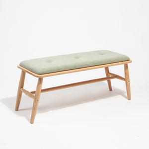 Red Oak Upholstered Bench
