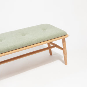 Red Oak Upholstered Bench
