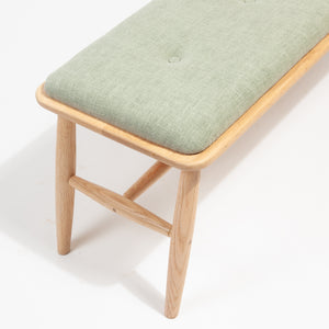 Red Oak Upholstered Bench