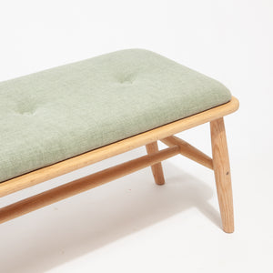Red Oak Upholstered Bench