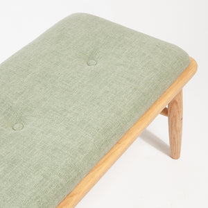 Red Oak Upholstered Bench