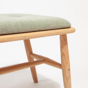 Red Oak Upholstered Bench
