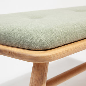 Red Oak Upholstered Bench