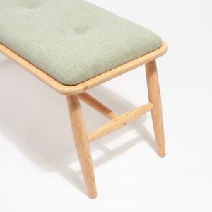 Red Oak Upholstered Bench
