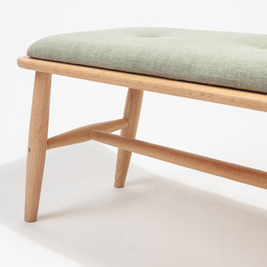 Red Oak Upholstered Bench
