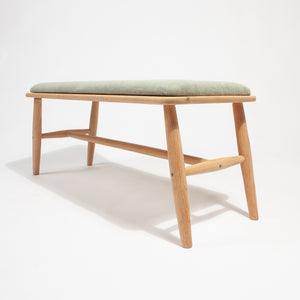 Red Oak Upholstered Bench