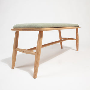 Red Oak Upholstered Bench