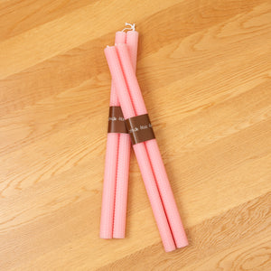 Hand-Rolled Beeswax Candlesticks