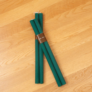 Hand-Rolled Beeswax Candlesticks