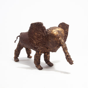 Crude Papier-Mâché Elephant