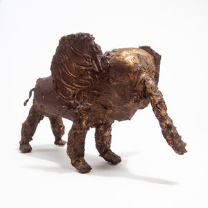 Crude Papier-Mâché Elephant
