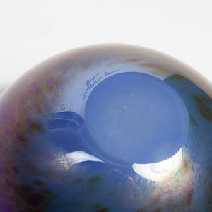 Iridescent Glass Vase by Jim Norton