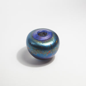 Iridescent Glass Vase by Jim Norton