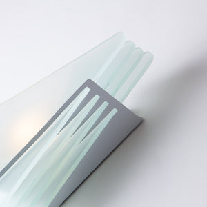 Triangular Frosted Glass Wall Sconce