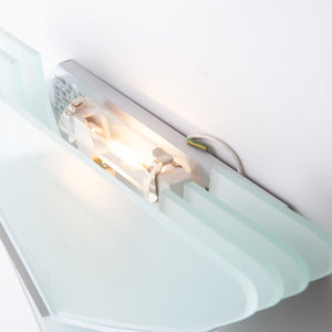 Triangular Frosted Glass Wall Sconce