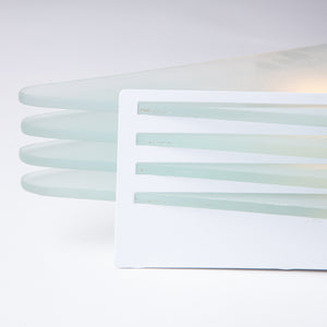 Triangular Frosted Glass Wall Sconce
