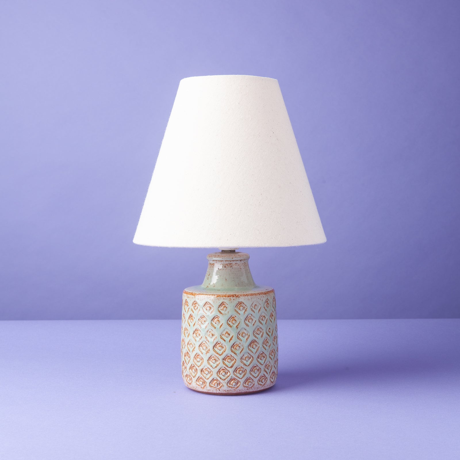 Vintage Danish Stoneware Table Lamp