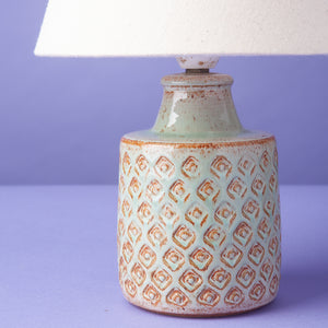 Vintage Danish Stoneware Table Lamp
