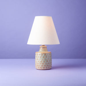 Vintage Danish Stoneware Table Lamp
