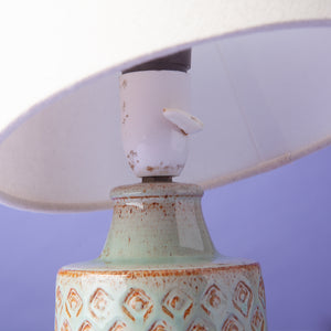 Vintage Danish Stoneware Table Lamp
