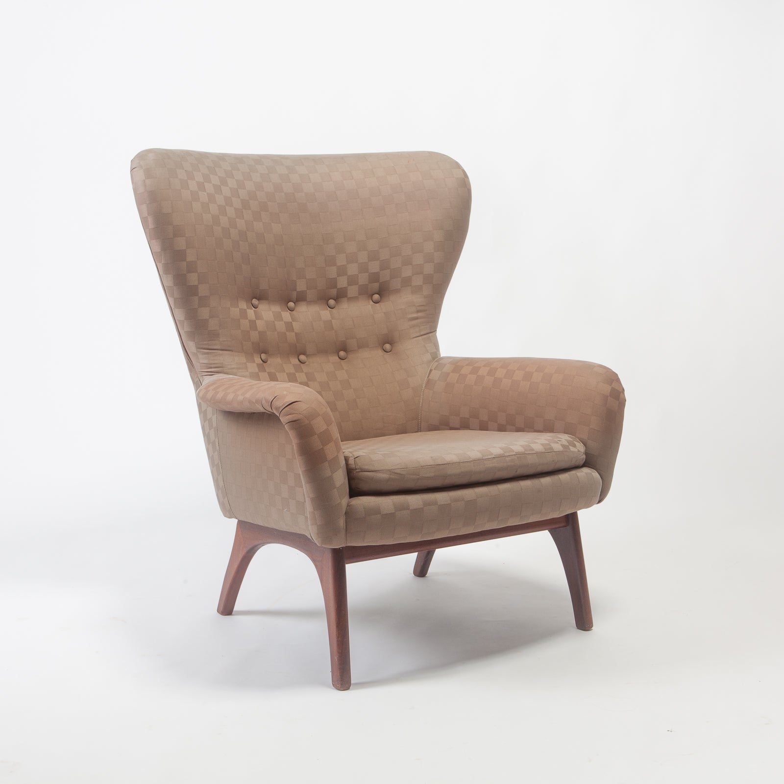 Upholstered Wingback Lounge Chair