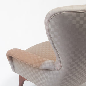 Upholstered Wingback Lounge Chair