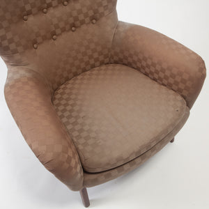 Upholstered Wingback Lounge Chair