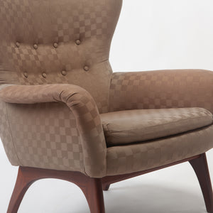 Upholstered Wingback Lounge Chair