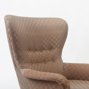 Upholstered Wingback Lounge Chair