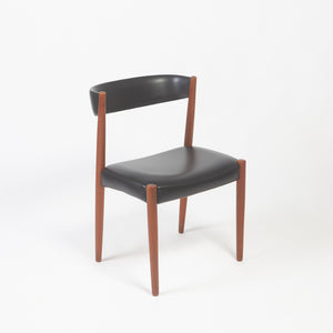 Teak Curved Back Dining Chair