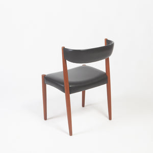 Teak Curved Back Dining Chair