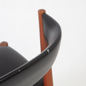 Teak Curved Back Dining Chair