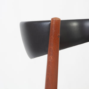 Teak Curved Back Dining Chair