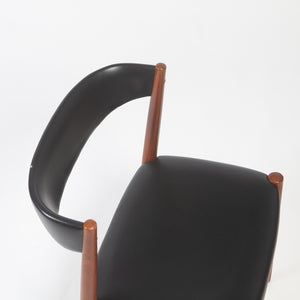 Teak Curved Back Dining Chair