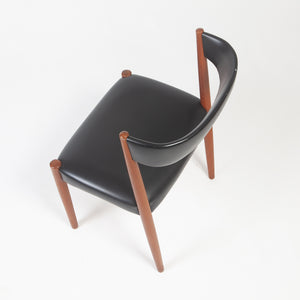 Teak Curved Back Dining Chair