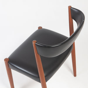 Teak Curved Back Dining Chair