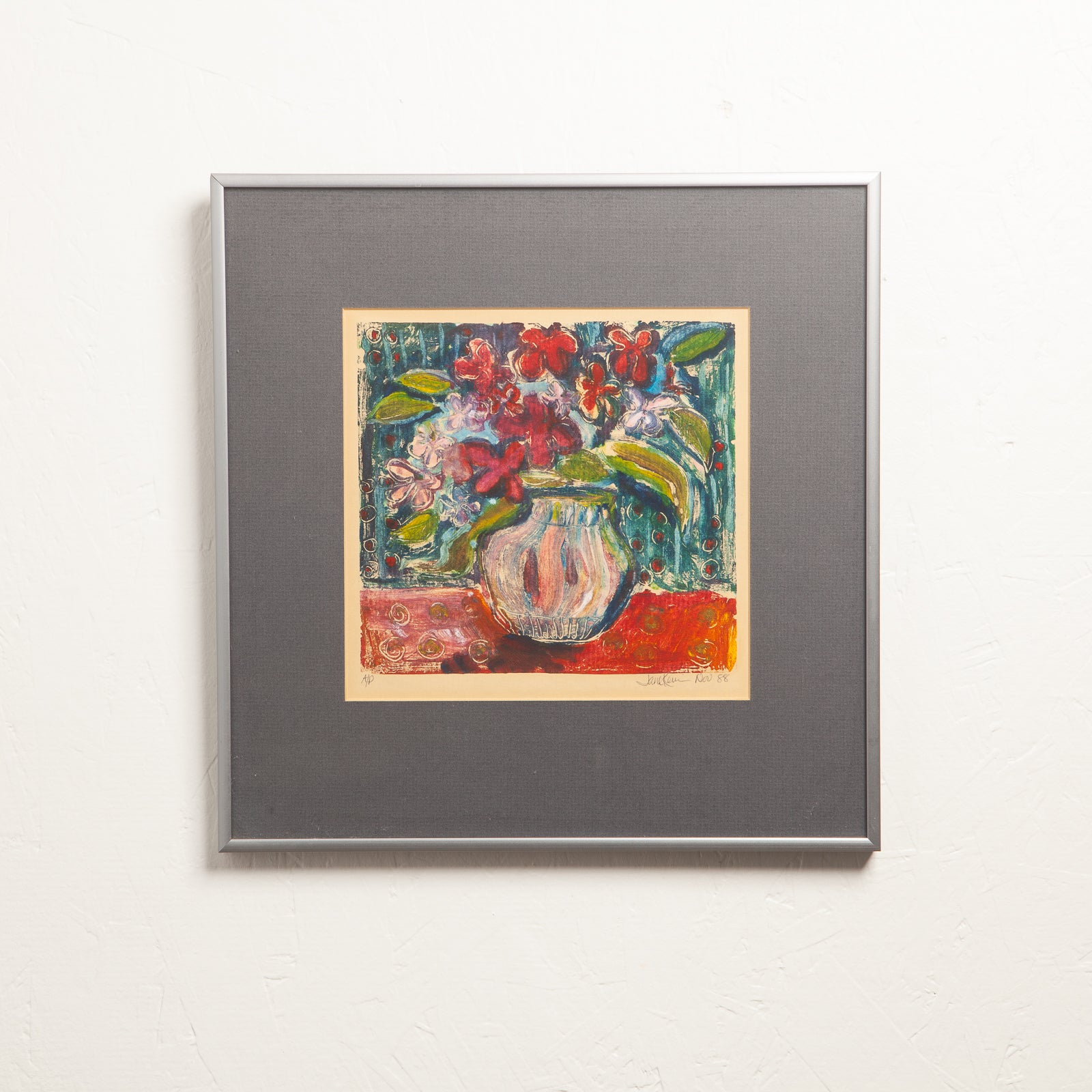 Framed Still Life A/P by Jane Kewin 1988