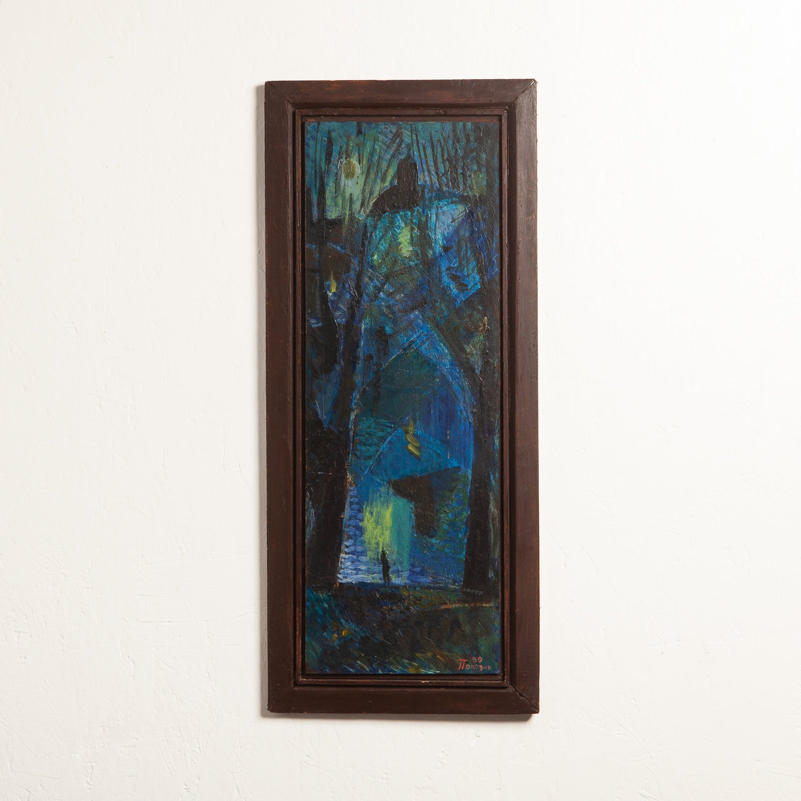 Abstract Painting on Board