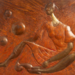 Whimsical Copper Relief 1985