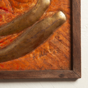 Whimsical Copper Relief 1985