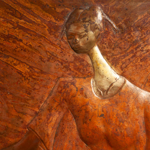 Whimsical Copper Relief 1985
