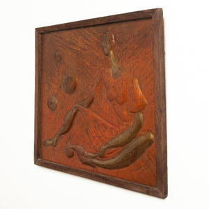 Whimsical Copper Relief 1985