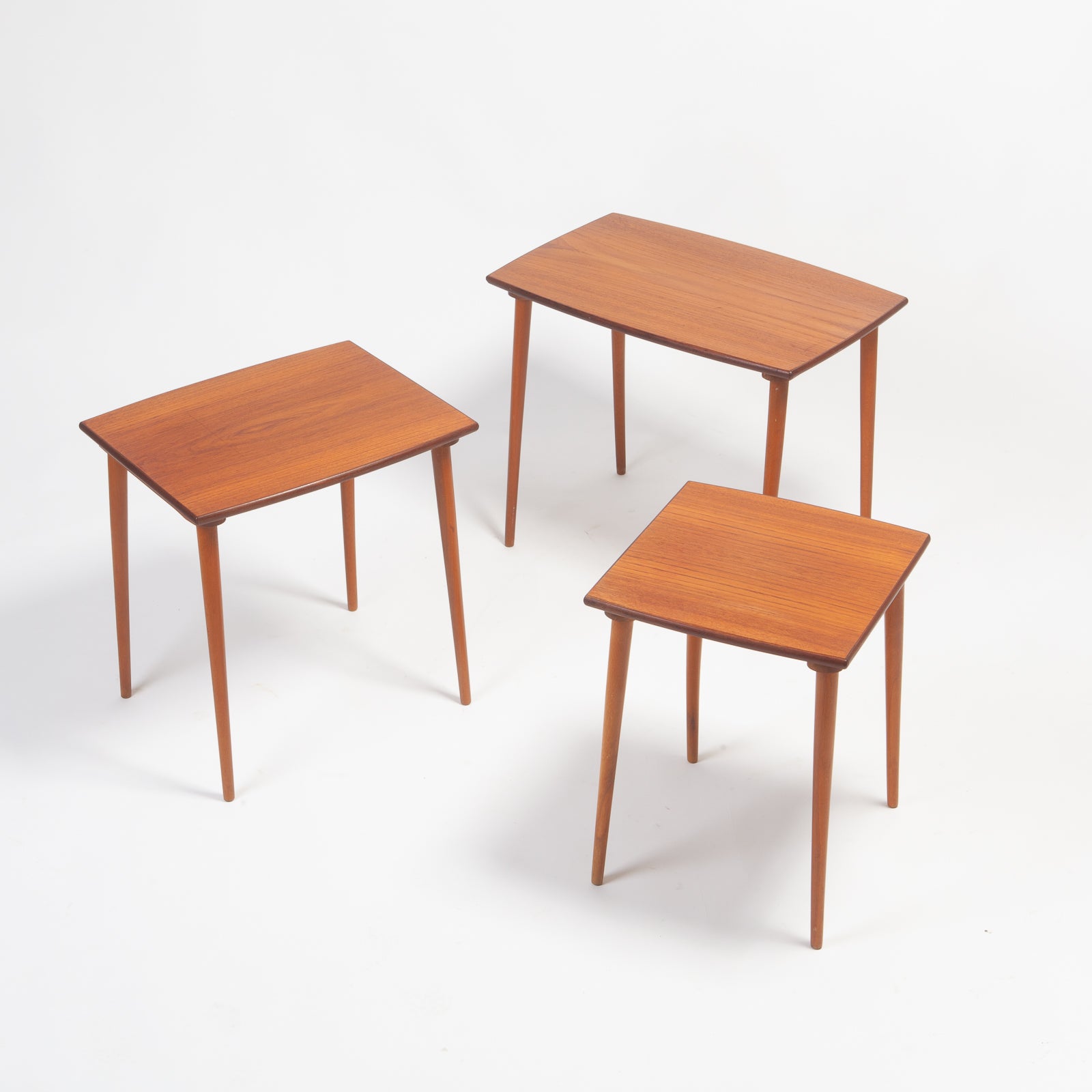 Set of Teak Nesting Tables