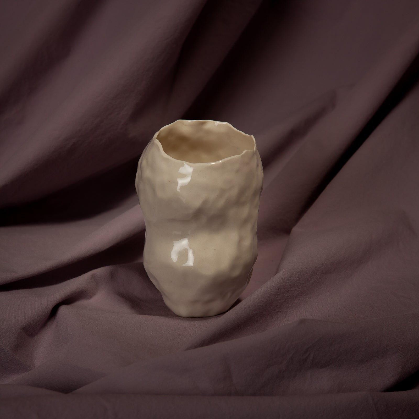 Hand-Built Porcelain Vase