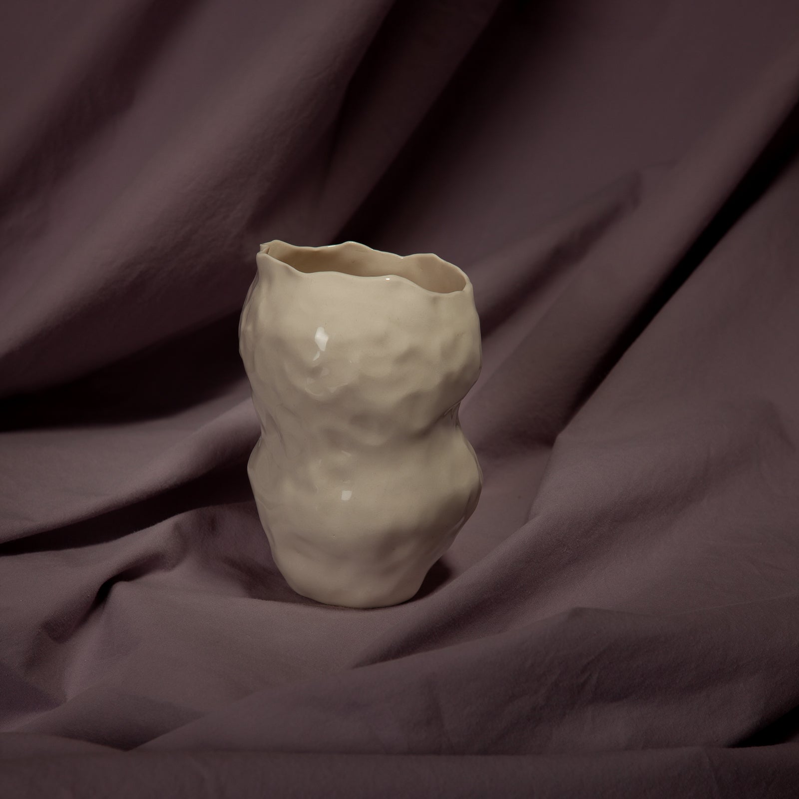 Hand-Built Porcelain Vase