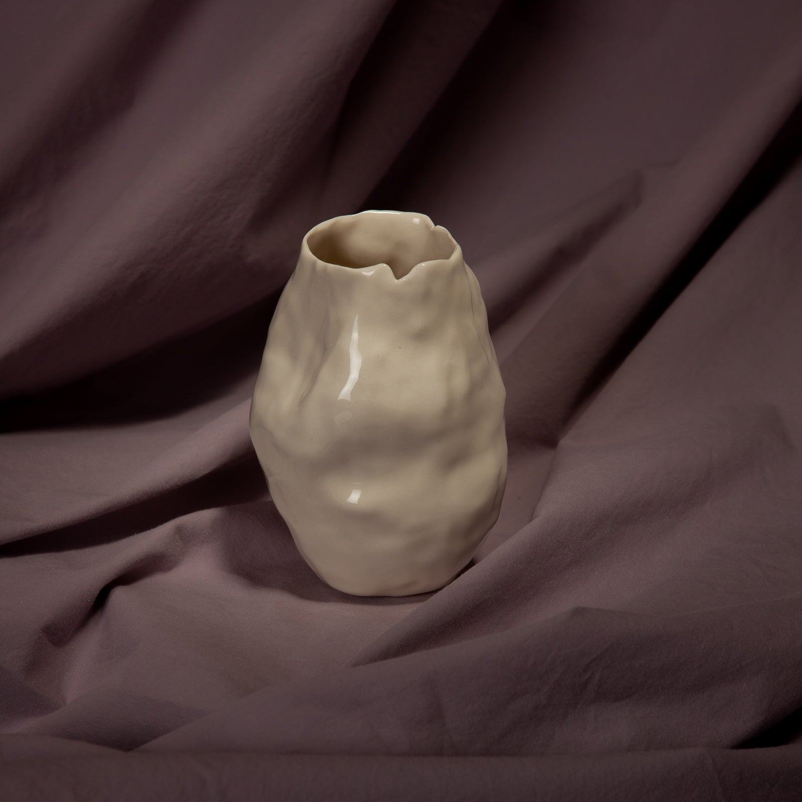Hand-Built Porcelain Vase