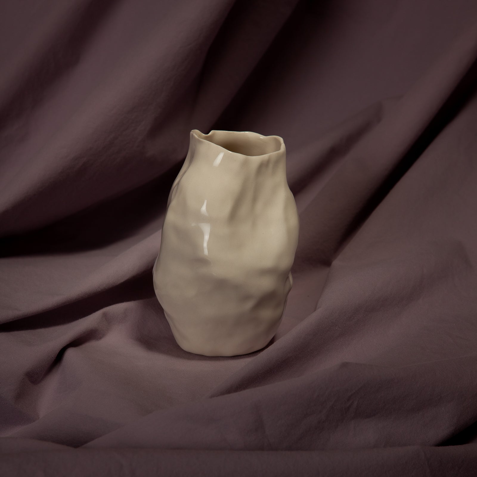 Hand-Built Porcelain Vase
