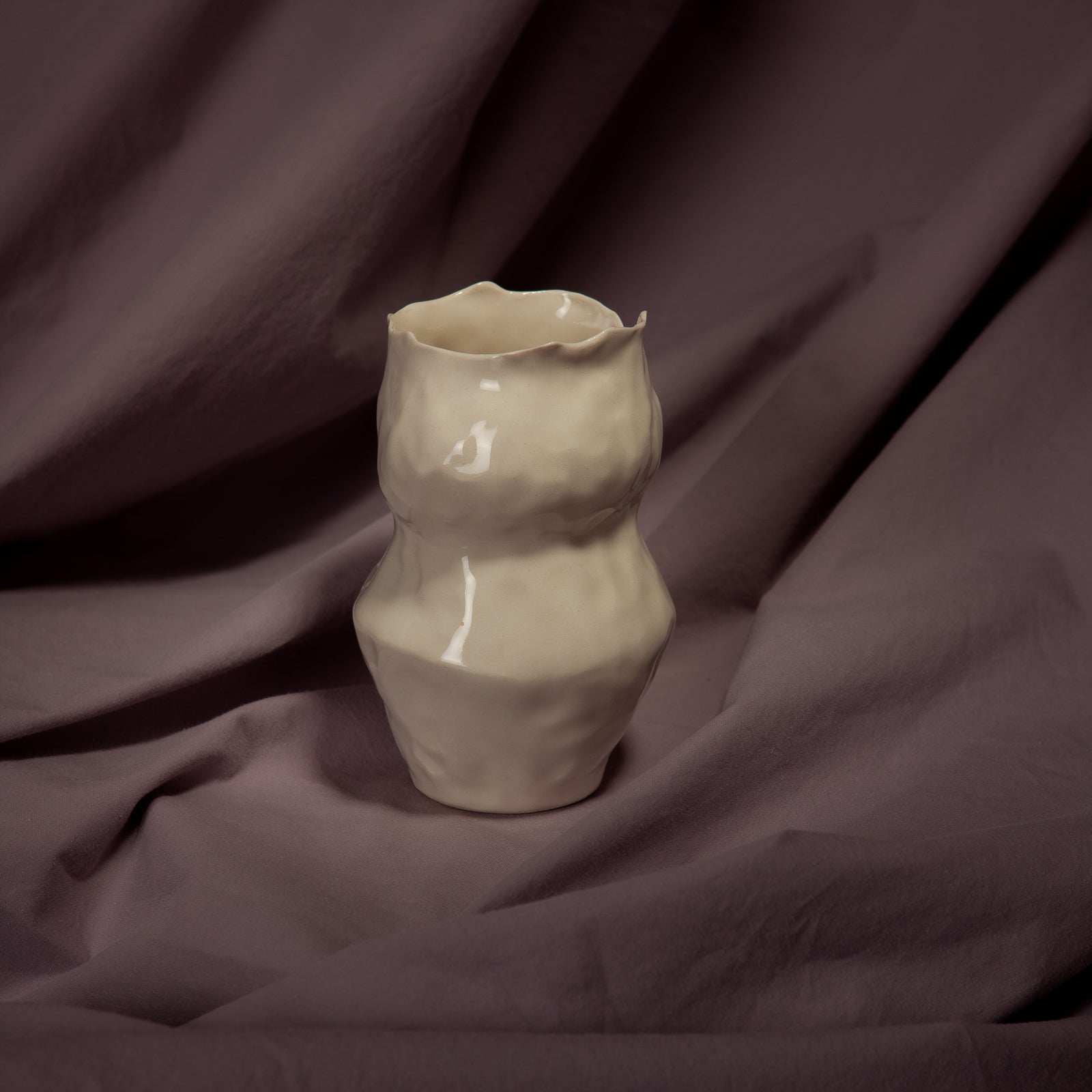 Hand-Built Porcelain Vase