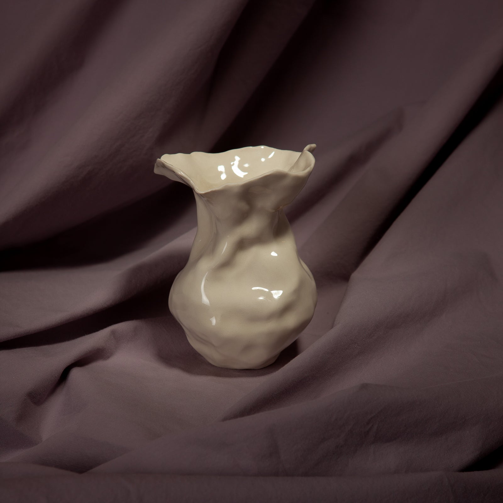 Hand-Built Porcelain Vase