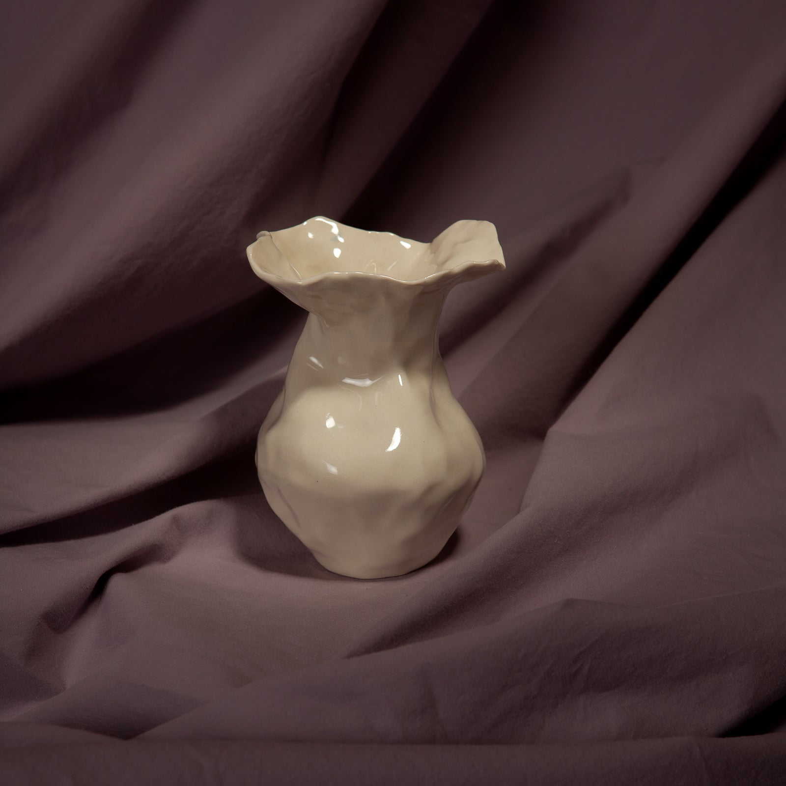 Hand-Built Porcelain Vase